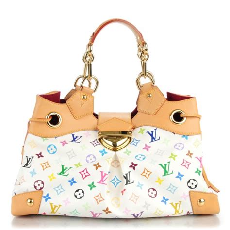 LOUIS VUITTON Monogram Multicolor Ursula White